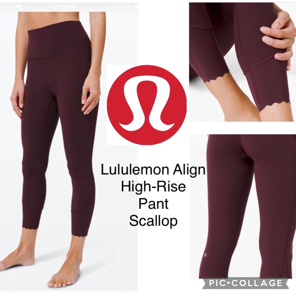 Lululemon Align High-Rise Pant Scalloped
